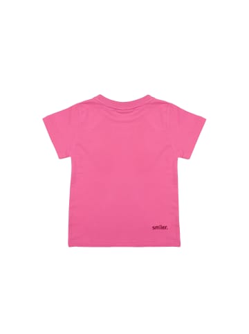 smiler. T-Shirt mini-laugh. in PINK