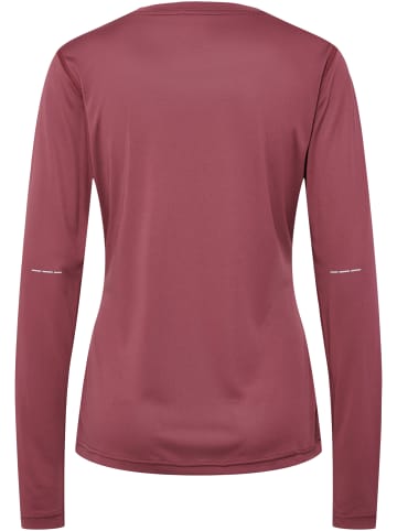 Newline T-Shirt L/S Nwlbeat Ls Tee Woman in MAROON