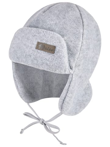 Sterntaler Fliegermütze Fleece in silber mel.