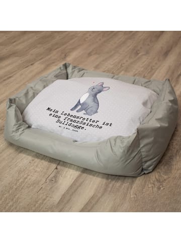 Mr. & Mrs. Panda Tierkissen Französische Bulldogge Lebensretter ... in Grau Pastell