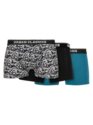 Urban Classics Boxershorts in detail aop/black/jasper