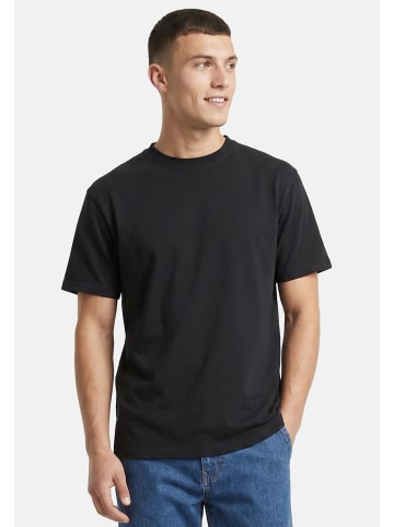 Jack & Jones T-Shirt Organic Relaxed in Schwarz / dunkelblau