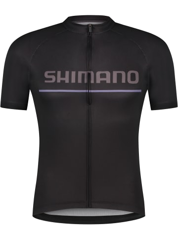SHIMANO Short Sleeve Jersey LOGO in schwarz