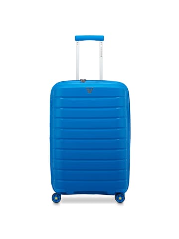 Roncato B-Flying Move 4 Rollen Trolley 68 cm mit Dehnfalte in blue
