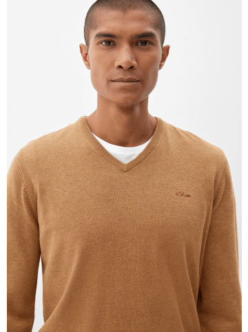 s.Oliver Pullover langarm in Braun