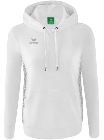 erima Pullover "Essential Team Kapuzensweat" in Weiß