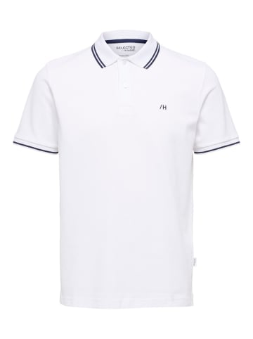 SELECTED HOMME Poloshirt SLHDANTE SPORT in Weiß