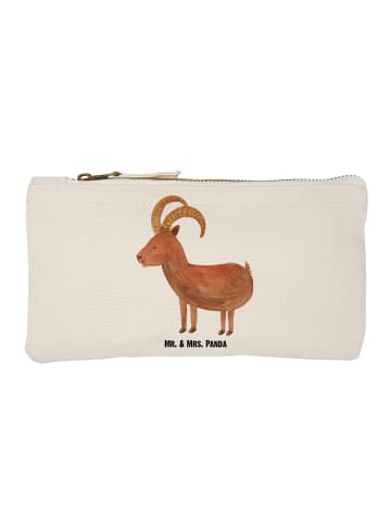 Mr. & Mrs. Panda Schminktasche Sternzeichen Steinbock ohne Spruch in Weiß