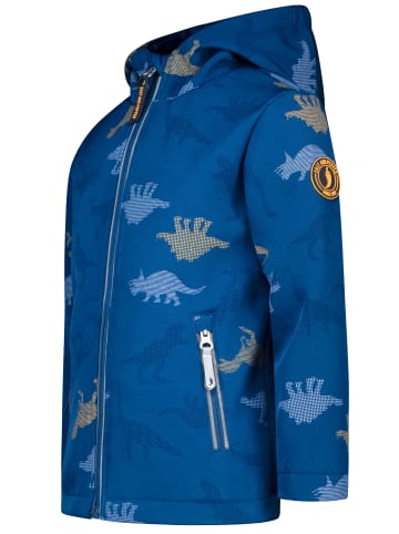 Salt and Pepper  Softshelljacke AOP Dino in denim blue