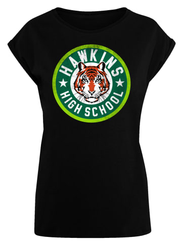 F4NT4STIC T-Shirt Stranger Things Hawkins Tiger Circle in schwarz