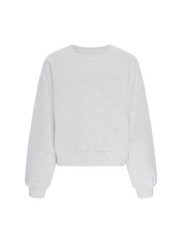 Swirly Women Sweatshirt in Offwhite Melange