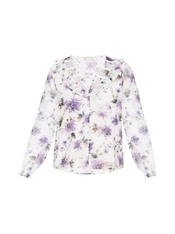 Usha Blouse in violet multicolor