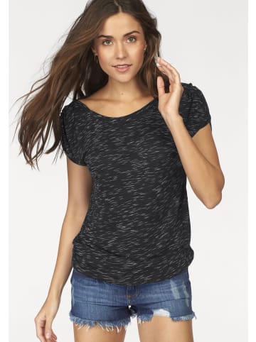 LASCANA T-Shirt in schwarz