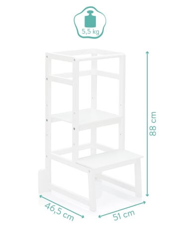 fillikid Lernturm Exclusiv in Weiß