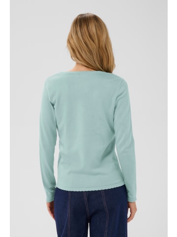 SAINT TROPEZ Strickpullover MilaSZ Gerade Passform in Ether