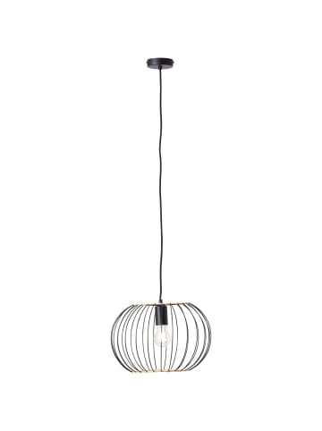 Brilliant Pendelleuchte, 1-flammig Silemia ⌀ 36 cm in schwarz matt