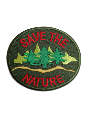 Catch the Patch Save The Nature NaturApplikation Bügelbild inGrün