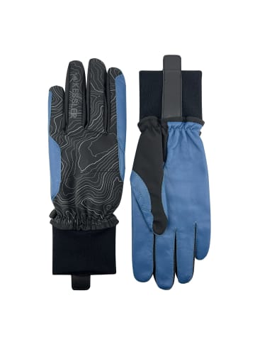 Kessler Sport Hafjell Handschuhe Leder black - blue