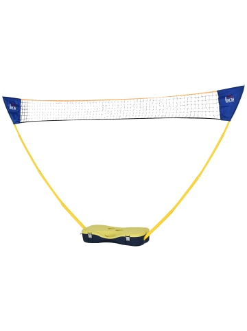HOMCOM Badmintonnetz in gelb, blau
