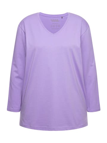 Ulla Popken Shirt in blauer flieder