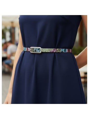 FRONHOFER Ledergürtel in Kobalt