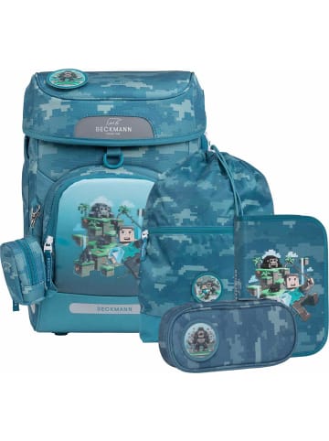 BECKMANN Beckmann Schulranzenset Plus Air - 6-tlg. Set Jungle Game