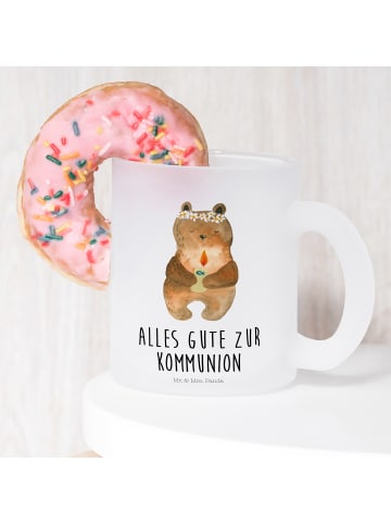 Mr. & Mrs. Panda Pott Bär Kommunion mit Spruch in Transparent