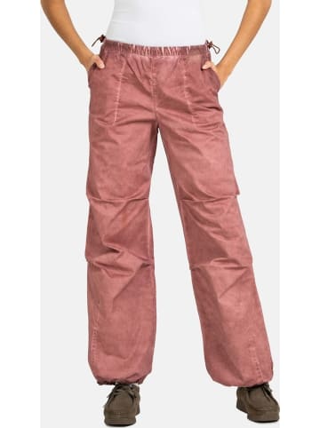 Cargohose "Women Parachute Pant" in Braun