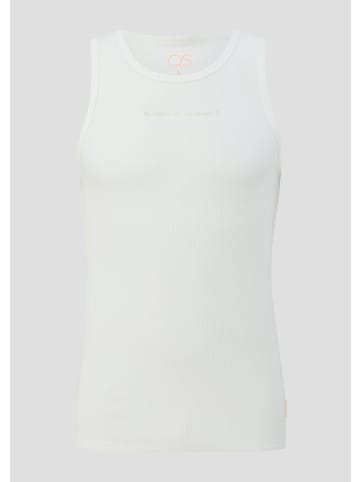 QS T-Shirt in 0120_weiß