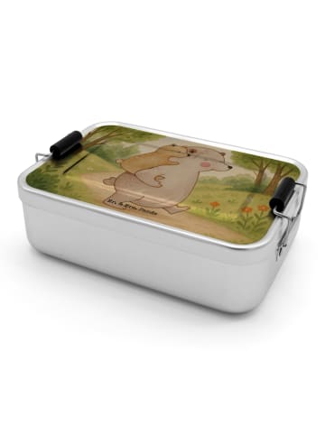 Mr. & Mrs. Panda Lunchdose Papa Bär Design ohne Spruch in Weiß