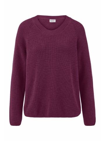 Hessnatur Hessnatur Pullover Relaxed aus reiner Bio-Baumwolle in fuchsia