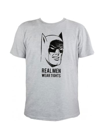 United Labels DC Comics Batman T-Shirt - Real men wear tights Oberteil in grau