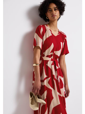 Street One 'Maxi-Kleid mit Print' Rot