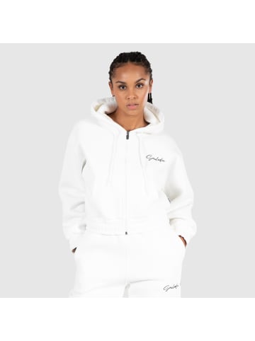 SMILODOX Zip Hoodie Eleen in Creme