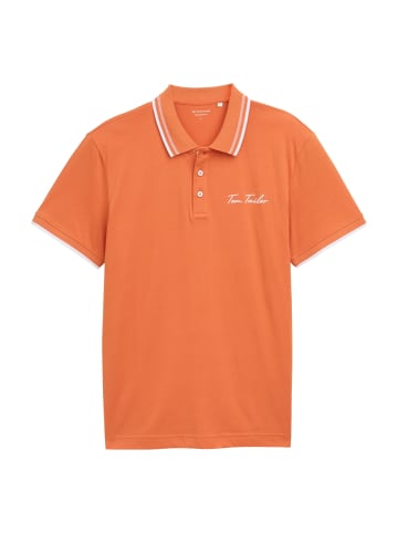 Tom Tailor Poloshirt in orange