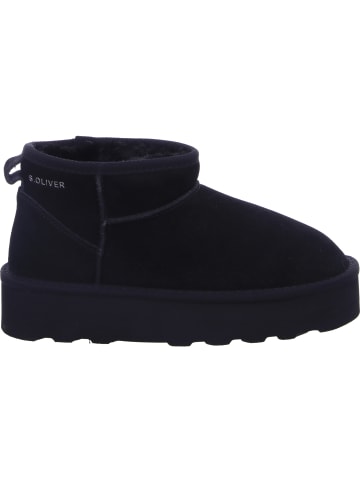 s.Oliver Schlupfstiefelette in schwarz