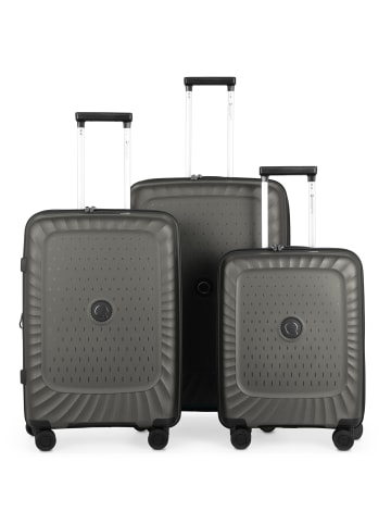 Hauptstadtkoffer Kotti - 3er Koffer-Set Trolley Gepäckset, TSA, 4 Rollen (S, M & L) in Titan