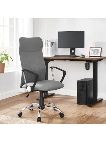 SONGMICS Bürostuhl Kime in Grau - (B)59 x (H)122.7 x (T)58 cm