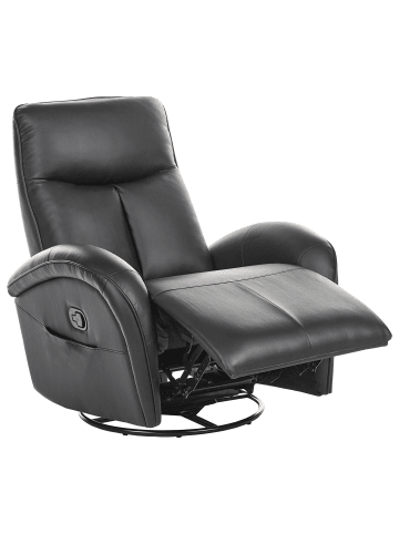 Beliani Fernsehsessel DANAE in Schwarz - (W) 90 x (H) 105 x (L) 90 cm