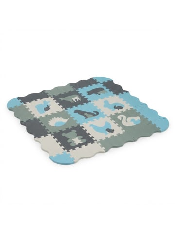 relaxdays 25tlg. Puzzlematte "Tiere" in Bunt