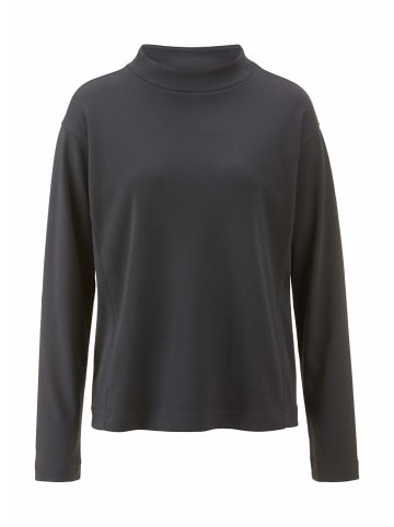 Hessnatur Hessnatur Longsleeve Oversize aus reiner Bio-Baumwolle in anthrazit