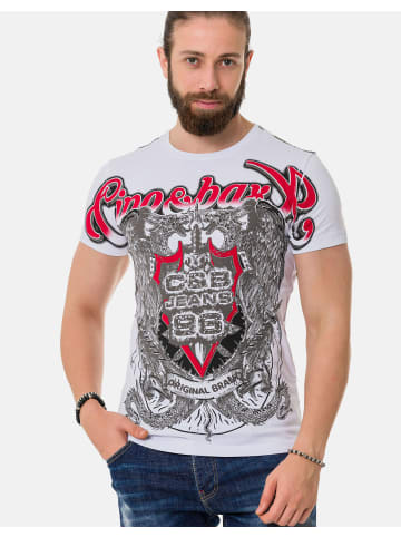 Cipo & Baxx T-Shirt in WHITE