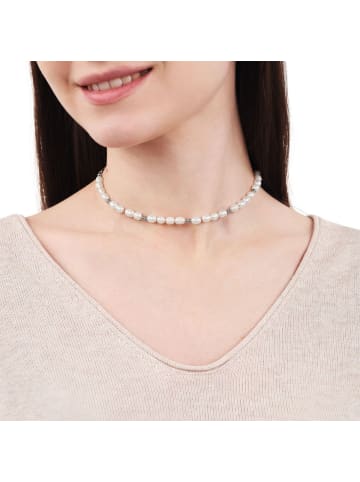 Tom Tailor Collier Edelstahl in silber