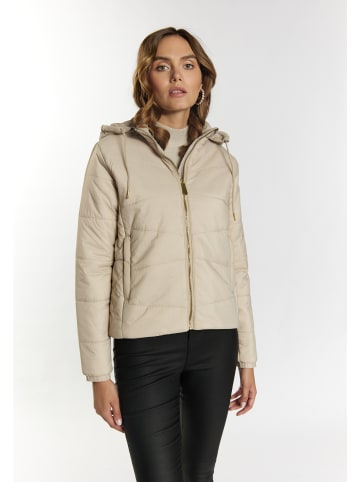 faina Damen Leichte Steppjacke in Hellbeige