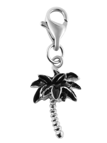 Adeliás Unisex Anhänger – Charmanhänger aus Edelstahl in schwarz