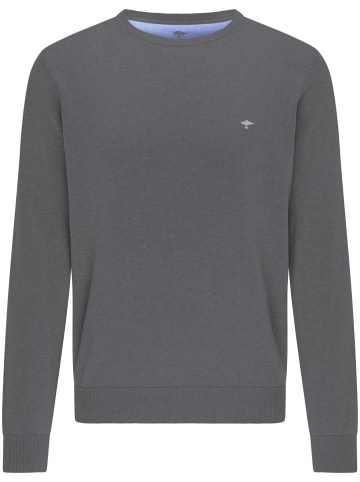 FYNCH-HATTON Rundhalspullover für Herren in grau