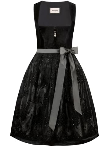 Stockerpoint Midi Dirndl "Esta" in schwarz