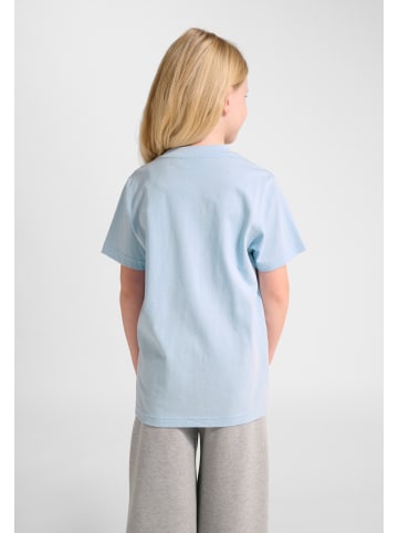Hummel T-Shirt Hmljr Reg Kinder in SKYWAY/DRESS BLUE