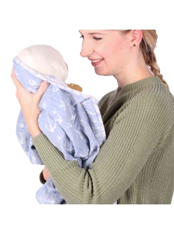 Schmusewolke Babydecke Musselin Ankerliebe 120x120cm