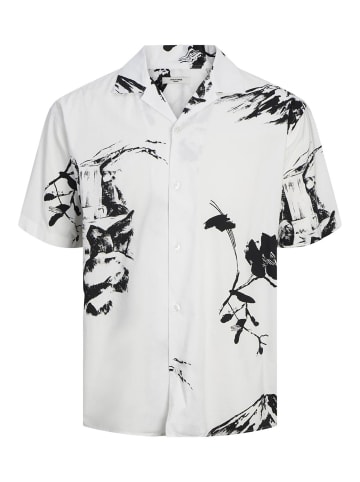 Jack & Jones Hawaii-Hemd in Bright White